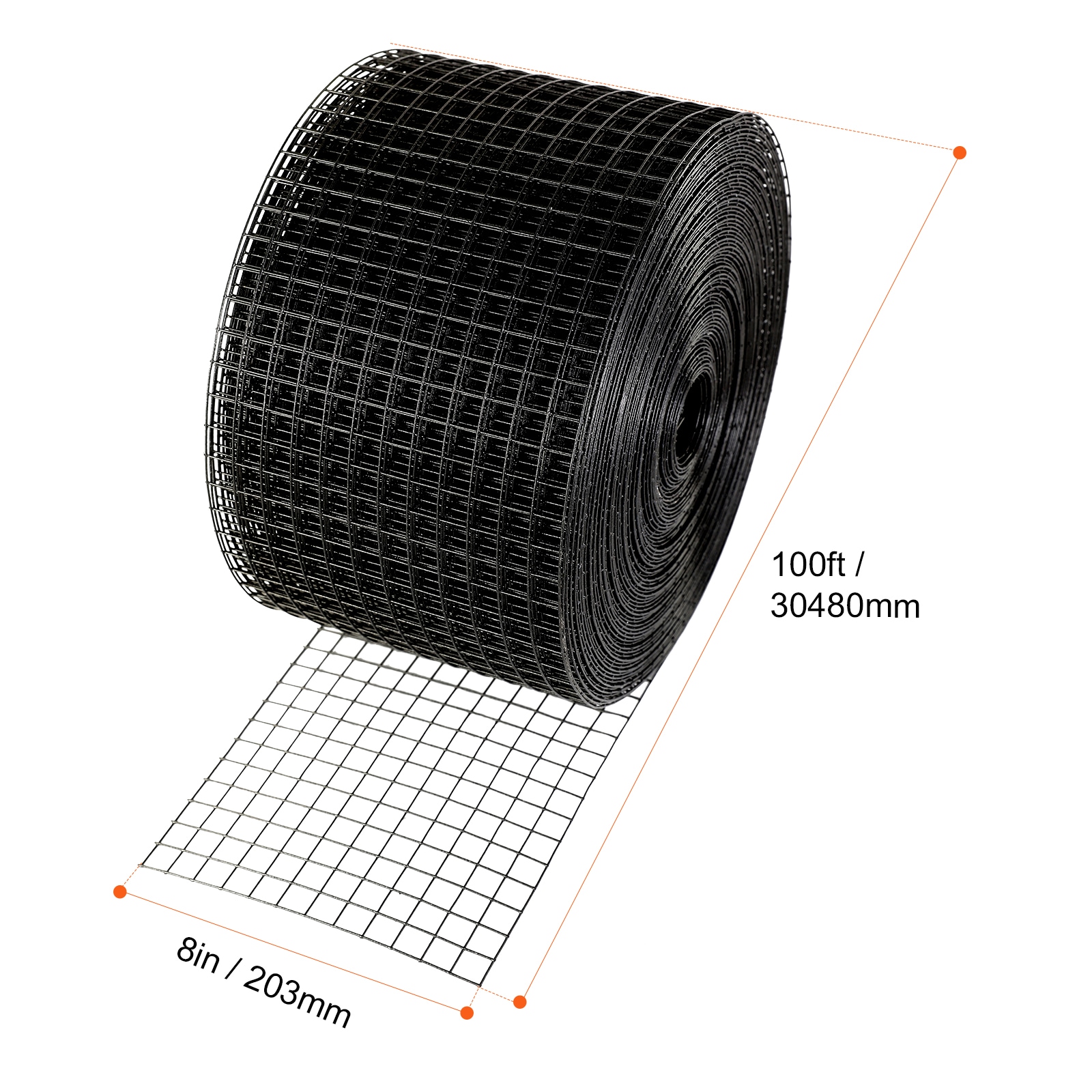 Solar Panel Bird Guard Kit Rust-proof Pvc Coated Wire Mesh Roll_voghion.com